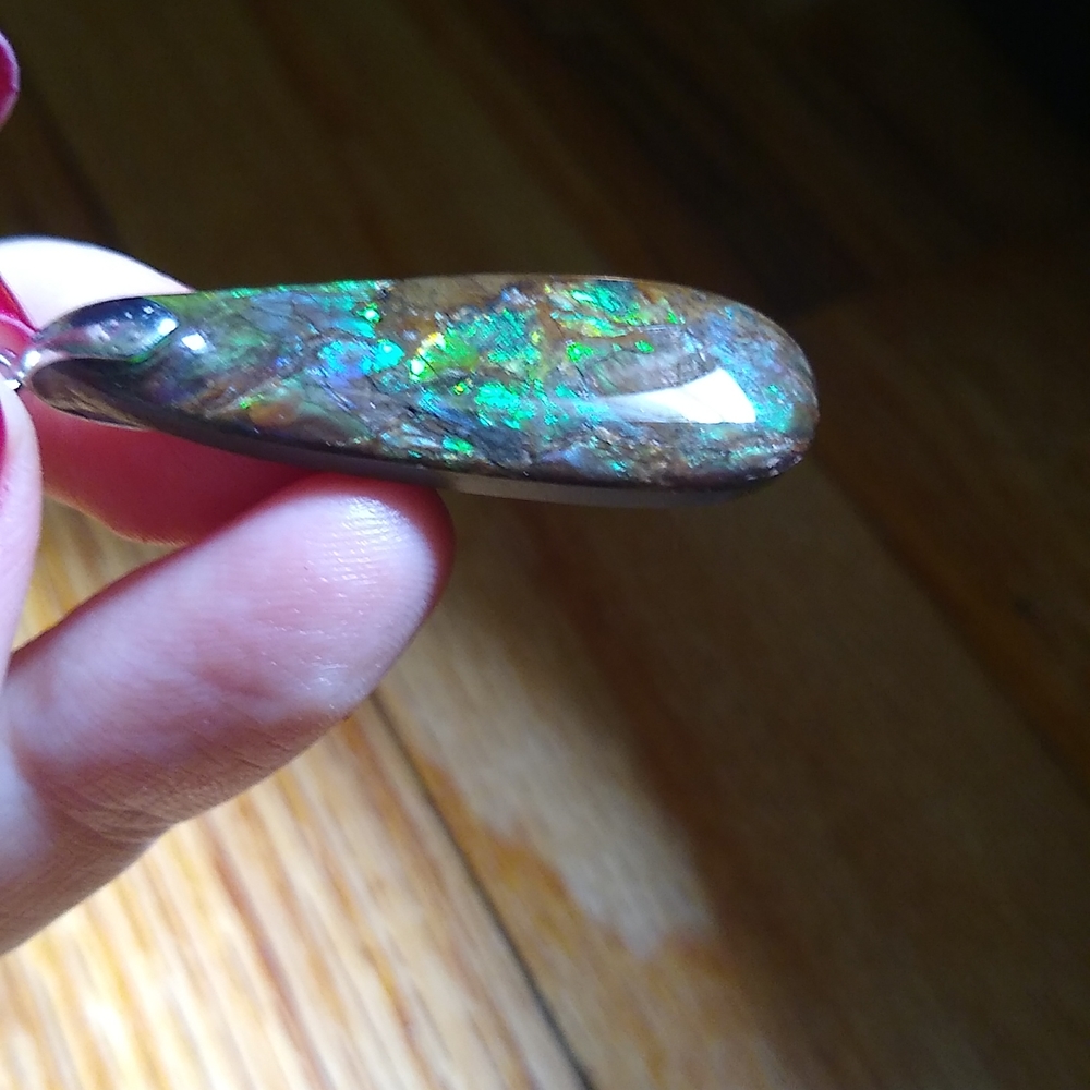 Ammolite pendant - Picture 5 of 10